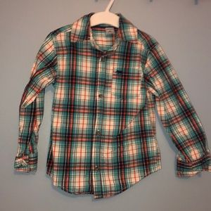 Carters Plaid Dress Shirt